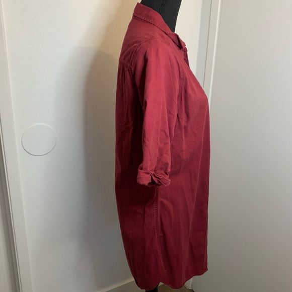 Rustic red Hollister cardigan style button up - Picture 5 of 8